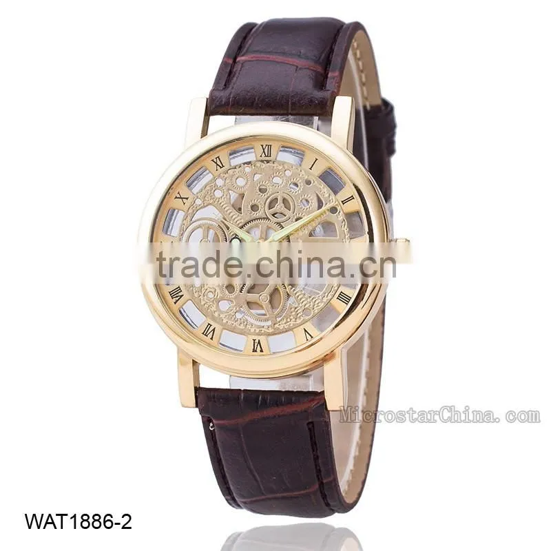 2016 Navy Blue Canvas Strap Wrist Watch