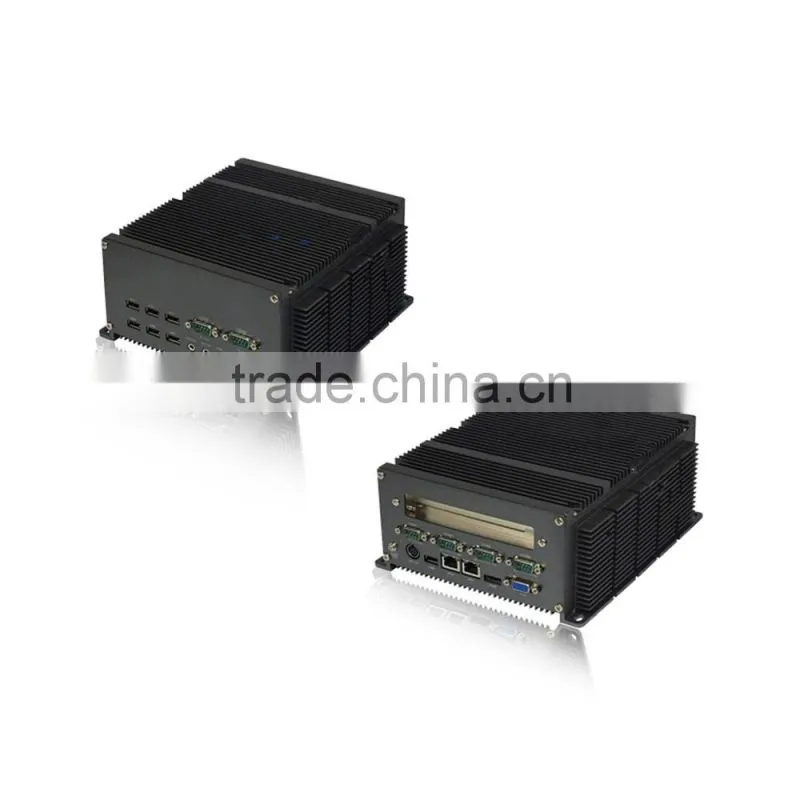 Intel core2 duo mini cpu P8600 2.4G 1*VGA 2*LAN 6*COM 1*PCI 7*USB mini duo fanless embedded pc