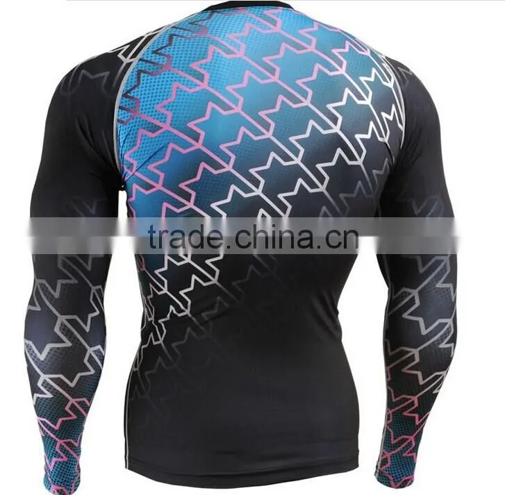 2014 hot sale compression shirts sublimation compression shirt