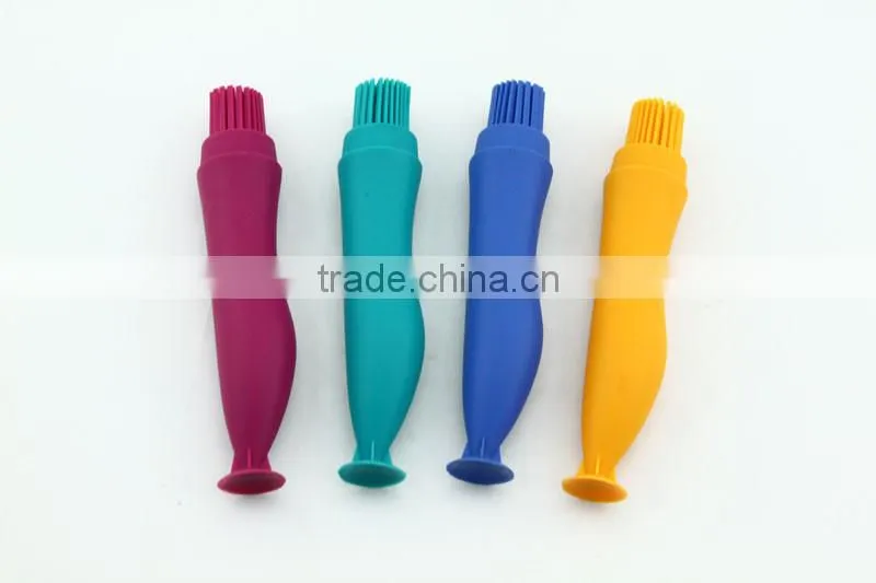 New design squeezable high temperature silicone brush