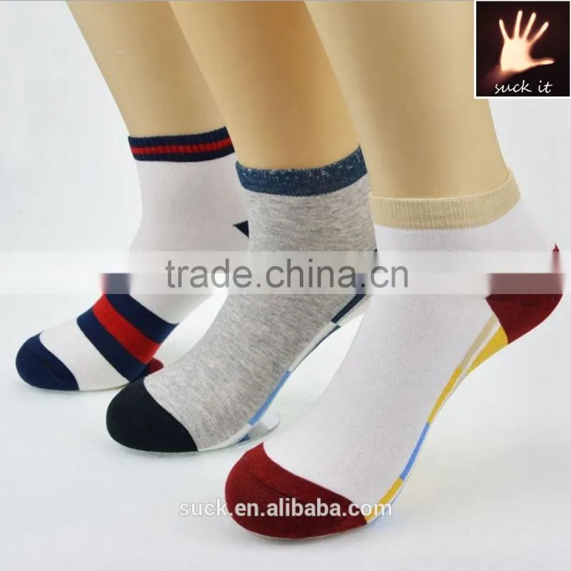china wholesale custom man 100% cotton sock without spandex