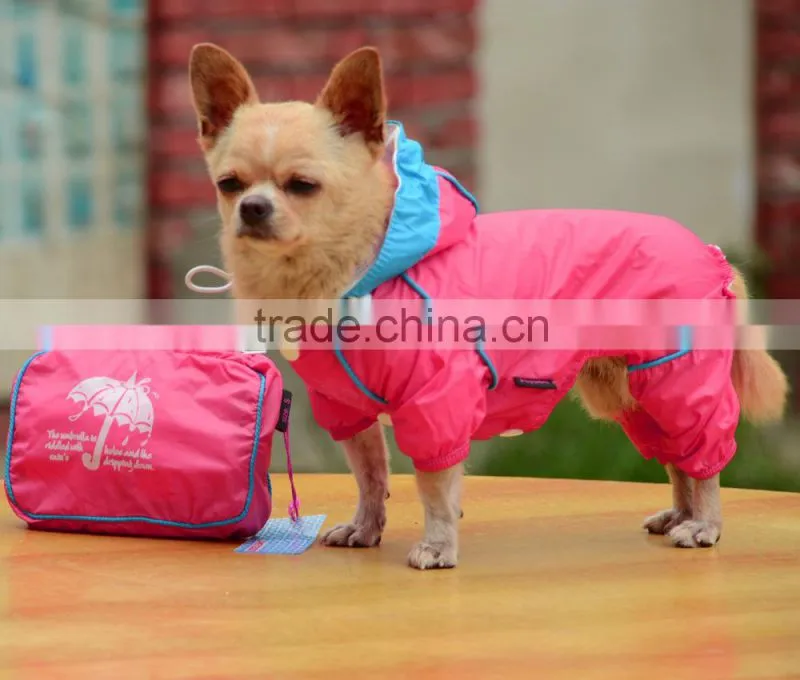 promotional double layer dog raincoat