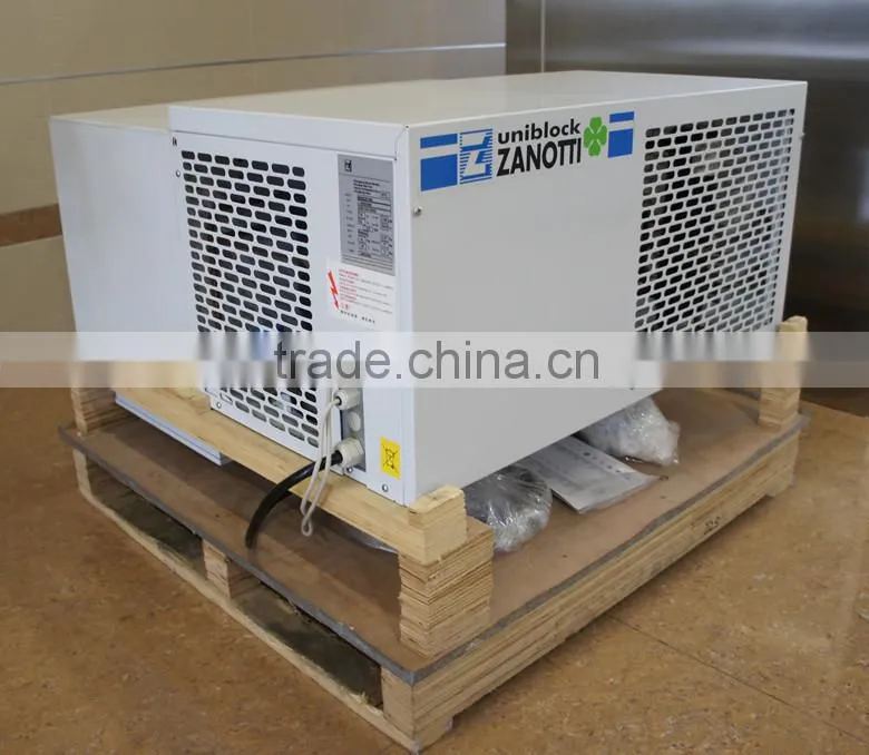 Zanotti roof mounted drop-in monoblock compressor for freezer room
