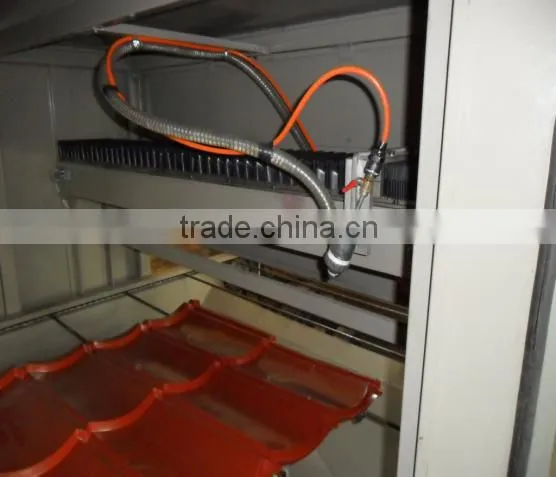 hot saling nigeria color painted six waving metal roof tile,roof tile machine for sale