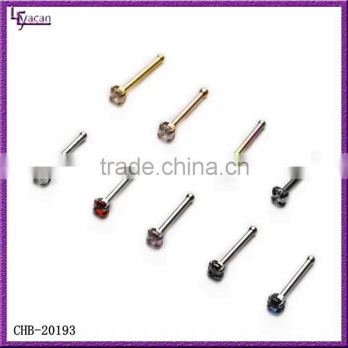 Yiwu Custom Stone Paved Nose Bone Magnetic Nose Stud