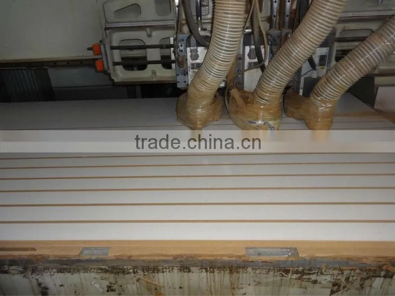 Grooved MDF/Slotted MDF /melamine mdf/mdf board for sale