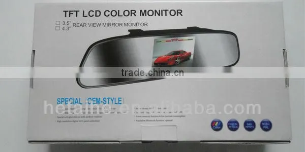 HD 3.5 inch car rearview monitor