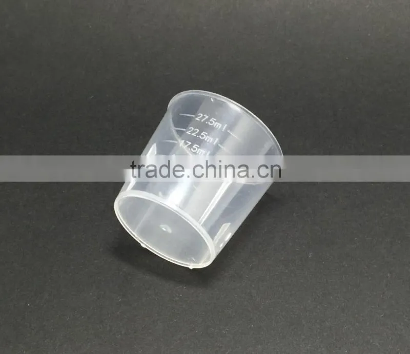 30ml 1 oz plastic pp measure cup