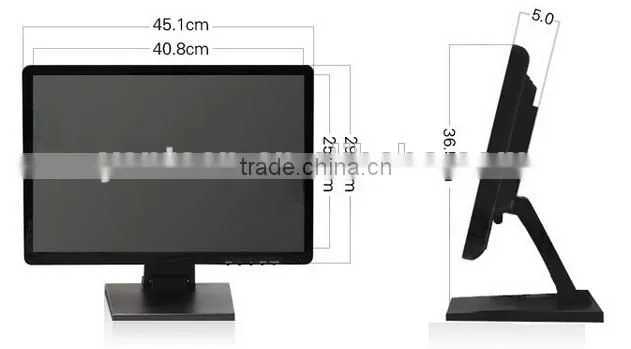 Widescreen 19inch Touch Screen Monitor with VGA+USB interface