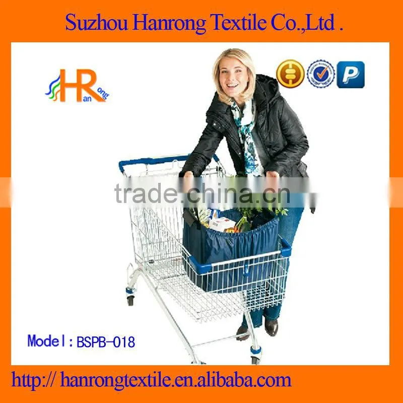 Custom grocery cart shopping bags with your logo