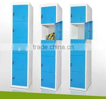 4 tier steel locker, metal locker, one door locker