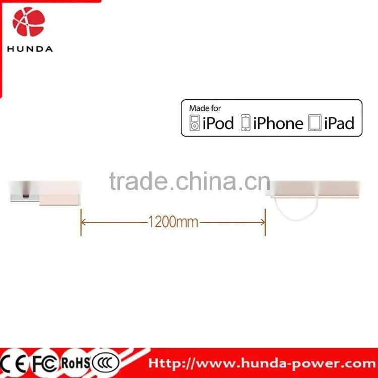 Hunda Factory high speed 3.3ft 2-N-1 MFi Certified Charging Cable