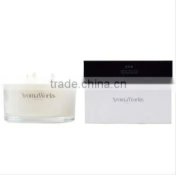 Tri-wicks Organic Scented Soy Wax Glass Jar Candles for Christmas