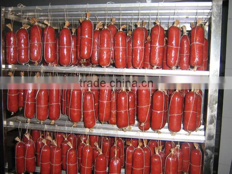 Automatic sausage smoking machine
