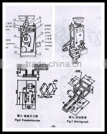 Rice Mill SB-30 factory directly,parts of rice mill manufacturer