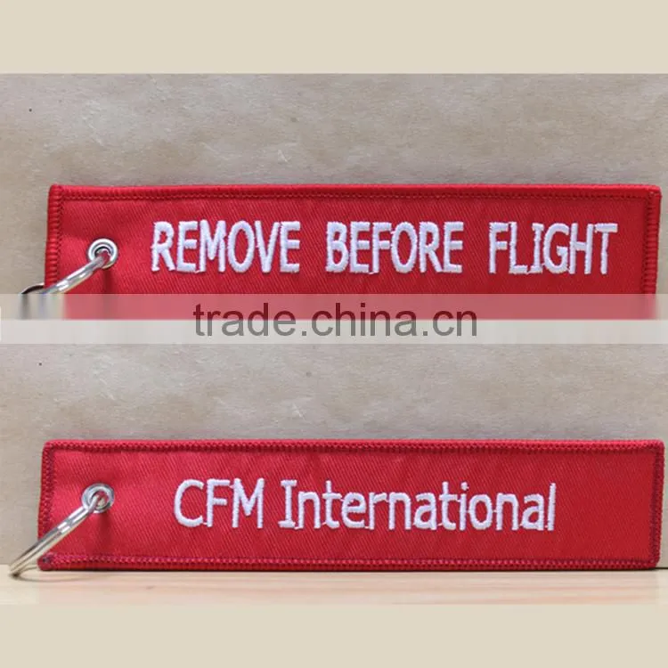 China Manufacturer Top Selling Embroidery Designs Embroidery Keychain | Keyring
