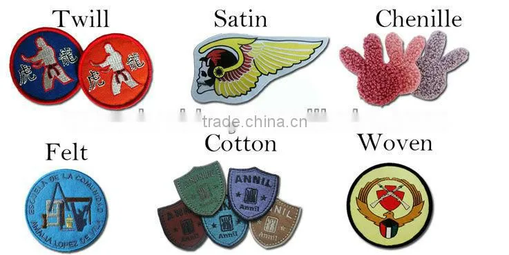 Wholesale korea flag embroidery badge
