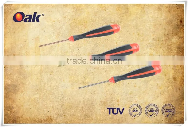 precision screwdriver bit set for computer slotted head short blade