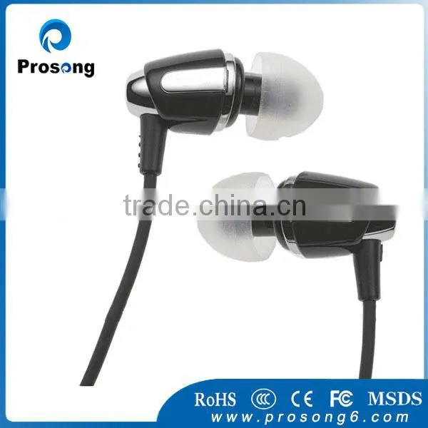 fashional purple color earphone flat cable earphone for MP3 player