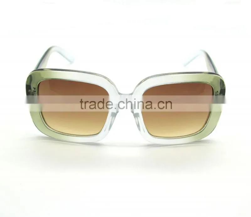 Square oversized fashion sunglasses women's summer leisure sun shades