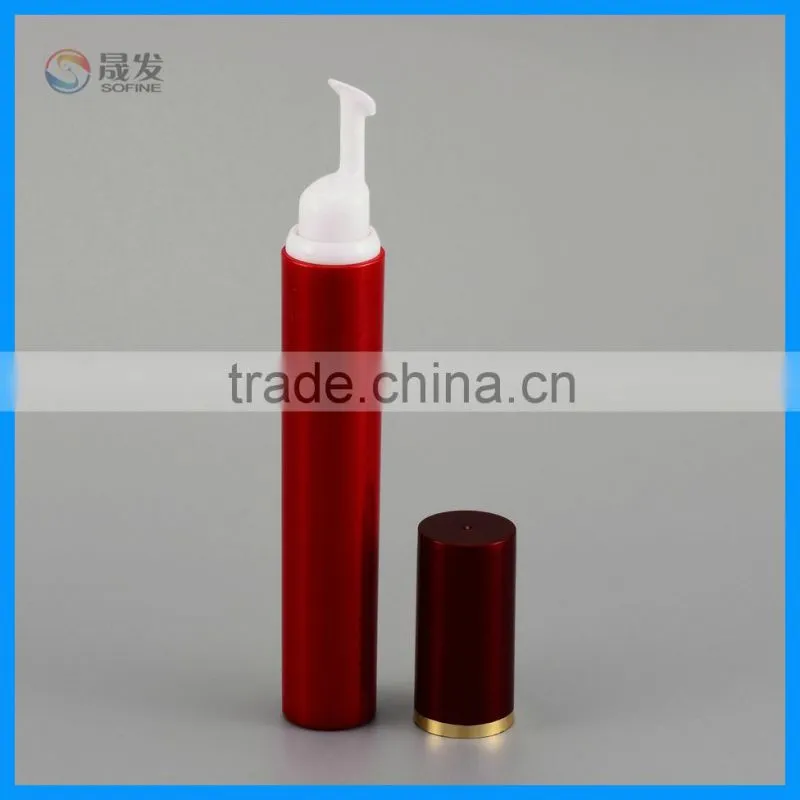 Pencil cosmetic eye cream pump bottle
