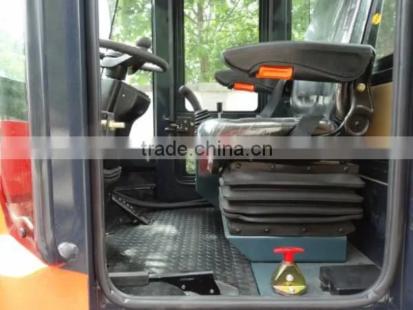 Telescopic forklift TL1500 diesel powered telescopic handler with hydraulic adjusting palletfork