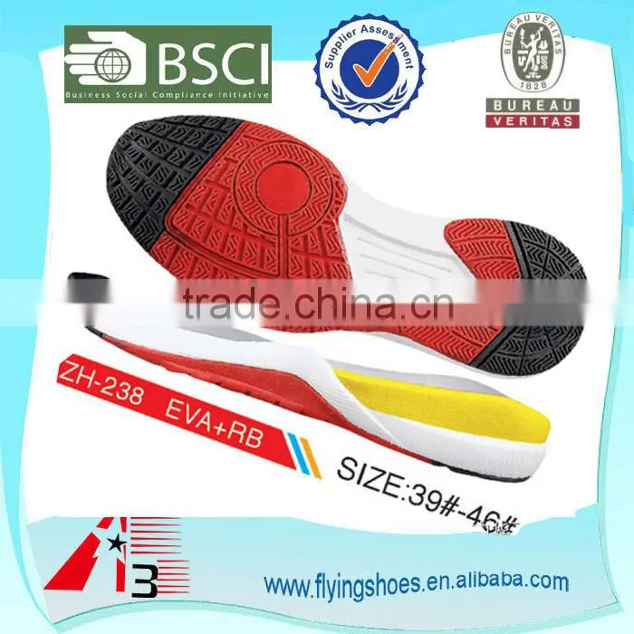 durable rubber and eva material basketball shoes outsole