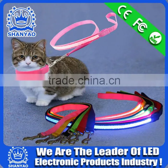 2016 Hot Sales Luminous Cat Leash As New Year Gift
