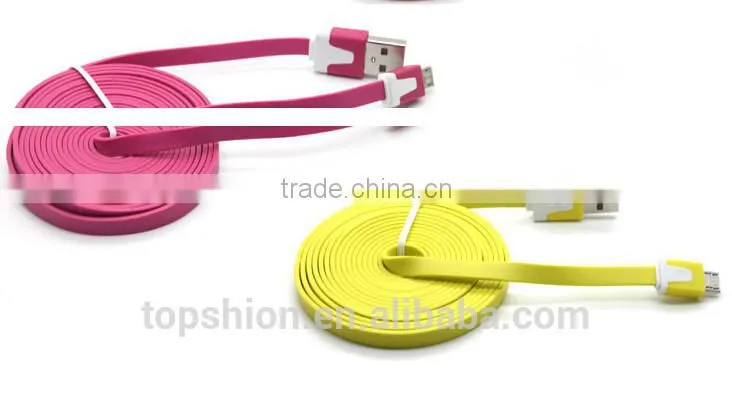Alibaba express hot selling colorful for samsung micro usb charger cable, China Supplier