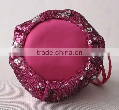 2014 Cute girl's bag sequin drawstring bag