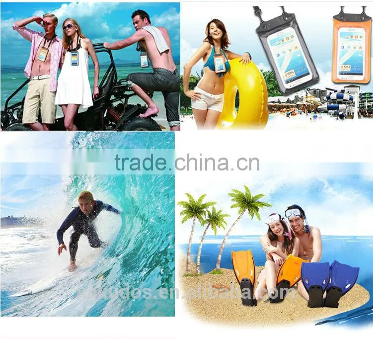 Factory Hot Sell Swim Diving PVC Phone ipx8 Waterproof Case