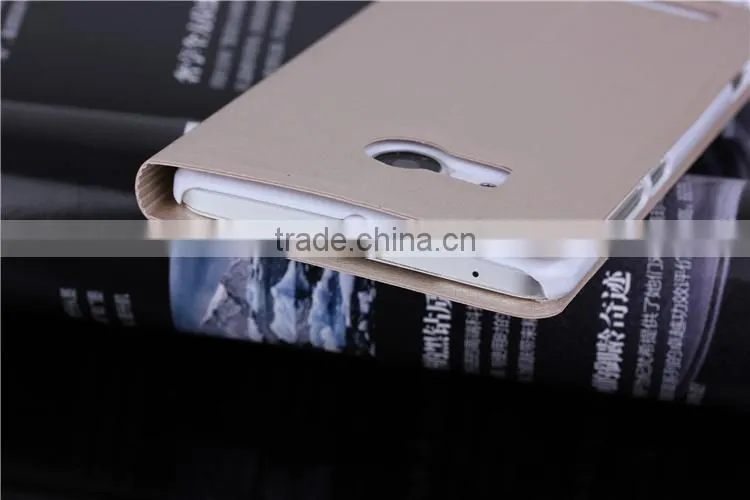 2015 New product phone cases Leather flip cover case for Vivo Xshot