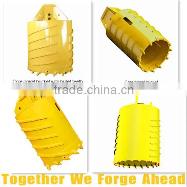 excavator clean up mud buckets with bolt on cutting edge
