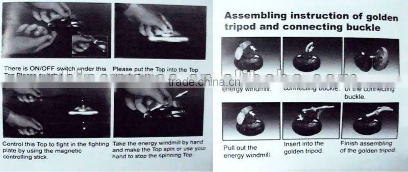 2012 NEW! HOT SELLING SUPER MAGNETIC FLYING SPINNING TOY TOP B/O TOPS TOYS PAF0028A