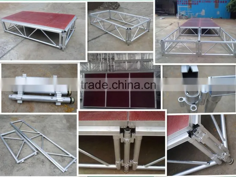 2016 new desige cheap portable platform,on sale aluminum portable stage
