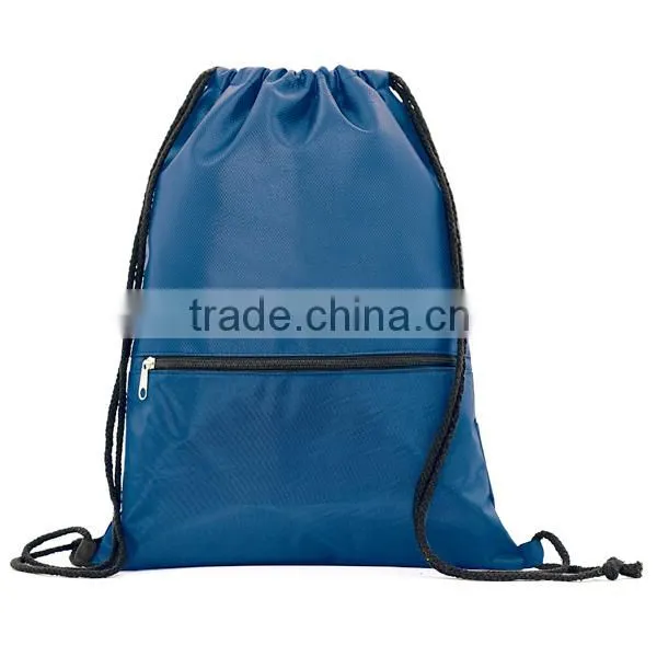 China drawstring bag with a breathable back panel