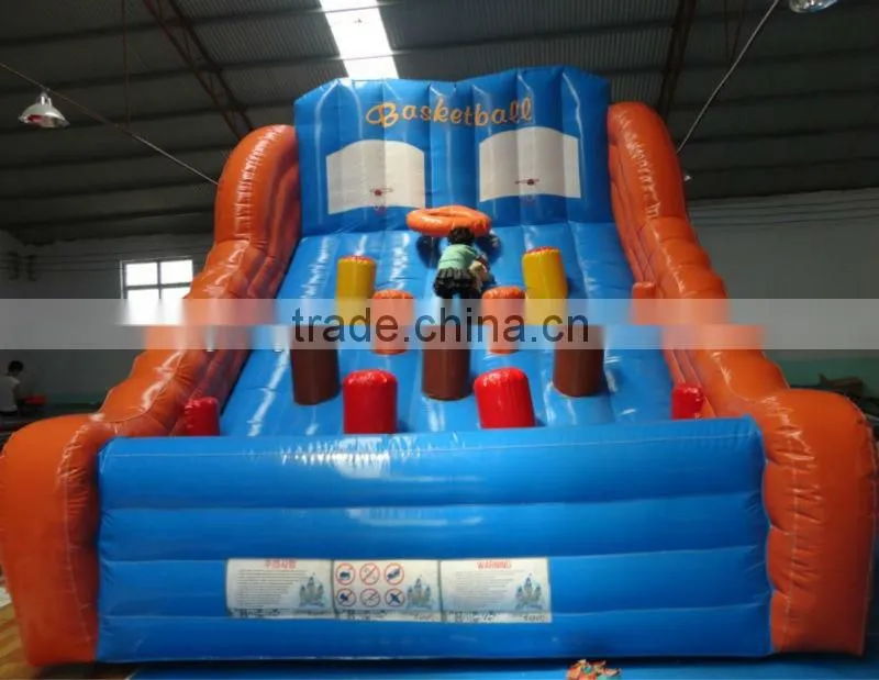 2016 inflatable basketball shooting/hot sale inflatable basketball games