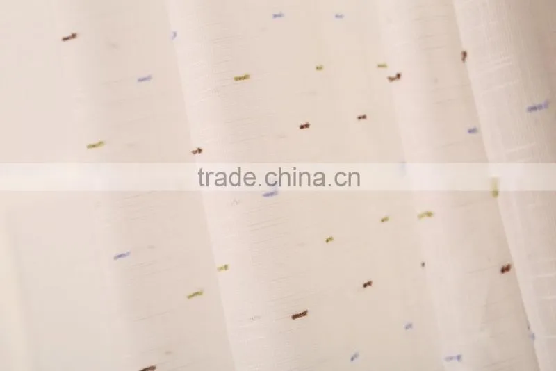 sheer polyester voile eyelet curtain drapes