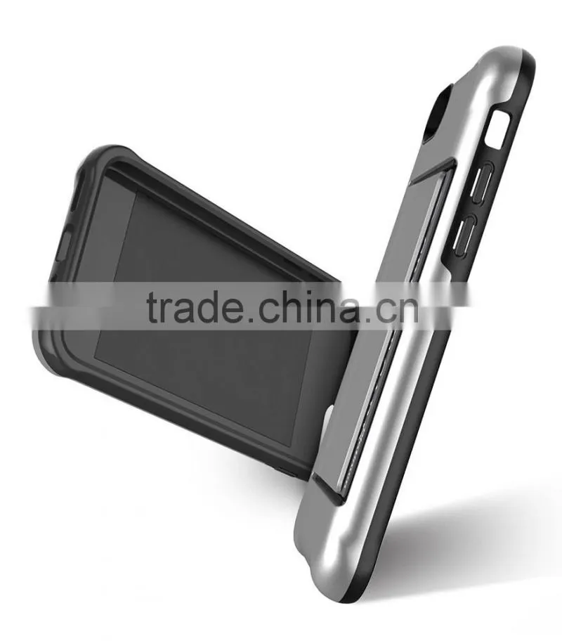 New Popular Back Card Mobile Phone case Double Layer case for Apple iPhone 7 (4.7")