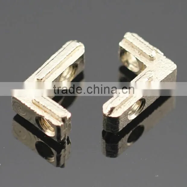 L Shape 90 Degree Corner Connectors Joint Interior Brackets T Slot Aluminum Profile Accessory for 2020 Serie Slot 6