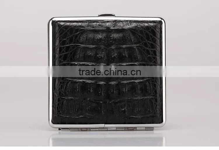 Wholesale Crocodile Leather Men's Cigarette Case