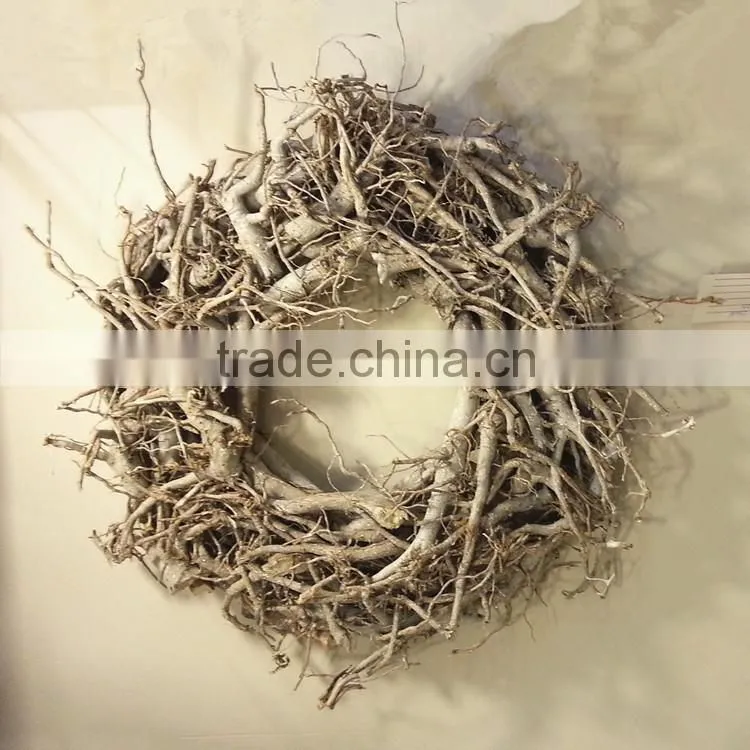 high quality wicker decoration wreath factory supply