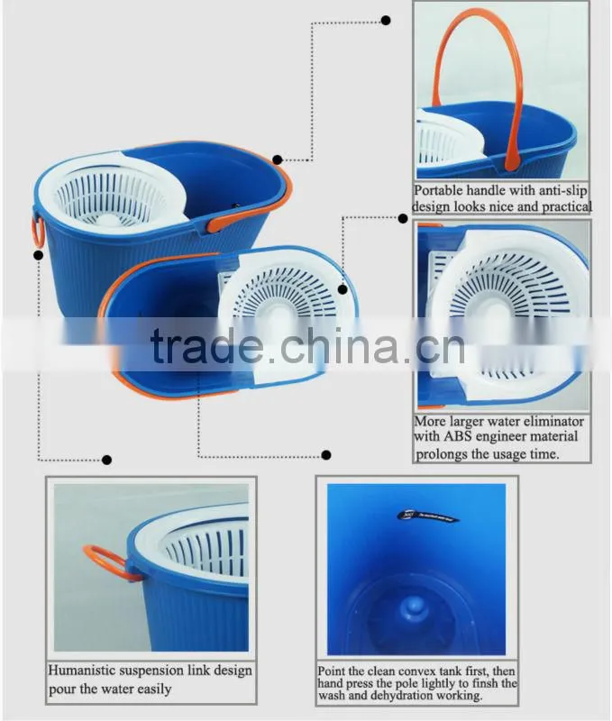 Best price 360 rotating magic mop with bucket