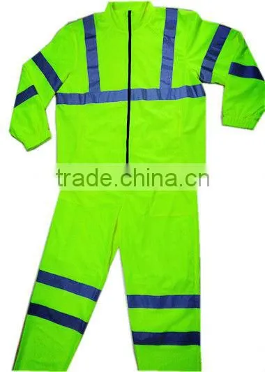 reflective overall, reflective clothing, ansi reflective safety clothing,hi-vis workwear