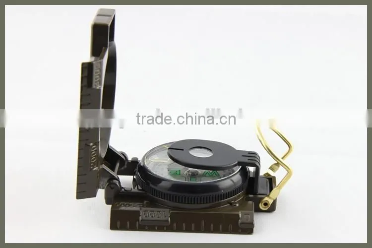 New Acrylic Map Compass with Mirror outdoor hunting fishing compass good products