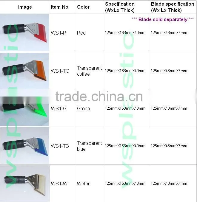 window plastic scraper hands tools