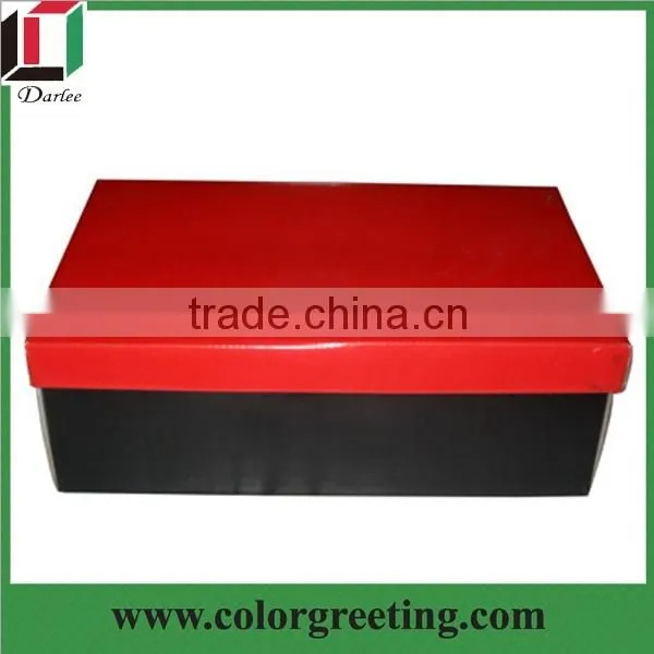 High quality custom logo printed cardboard paper shoe box wholesale