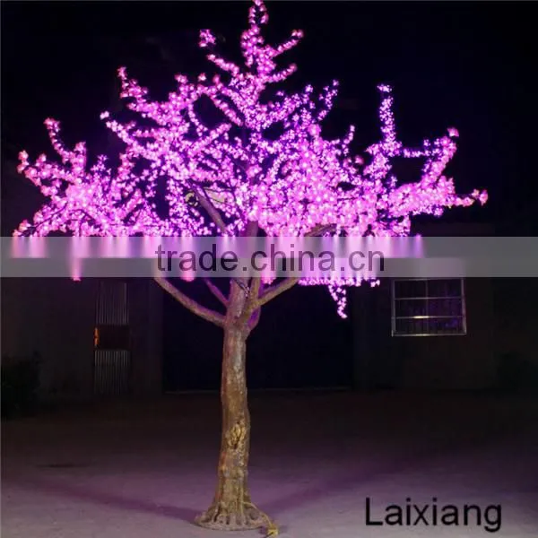 High simulation led tree and led tree light with white lighted branch tree