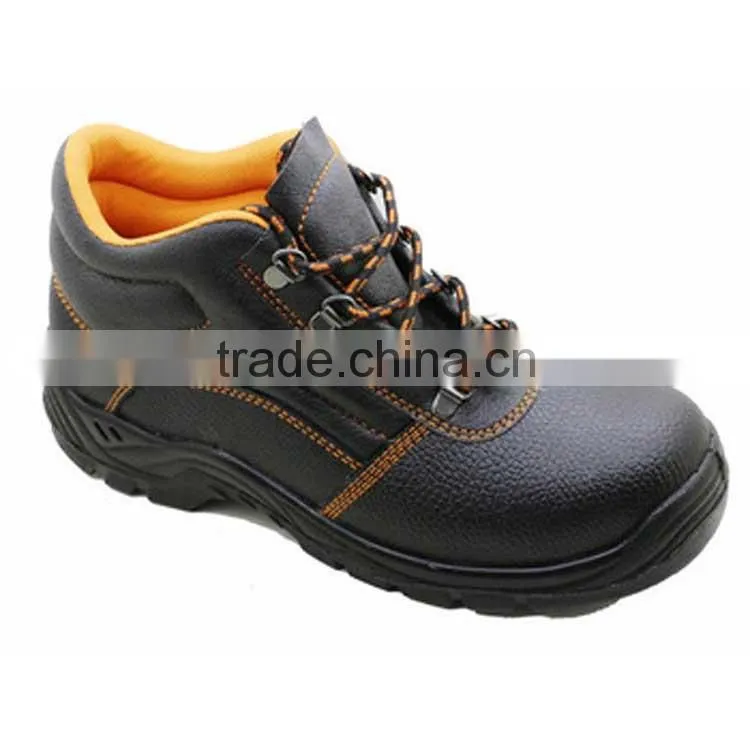 steel toe with steel plate safety shoes for construction workers