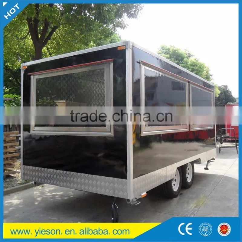 Heavy-duty china mobile food cart ice cream crepe van / Welcome to ask Yogurt truck food